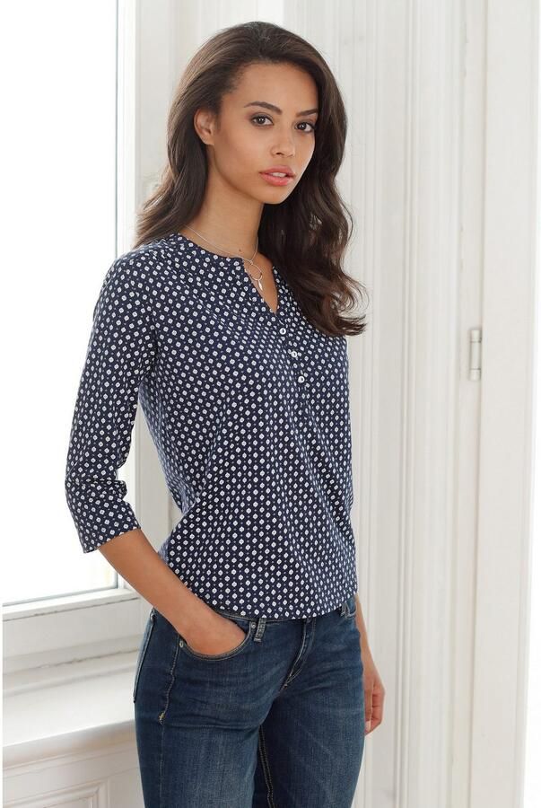 Lascana Shirt Met knoopsluiting van onderhoudsvriendelijke kwaliteit met viscose - Foto 2