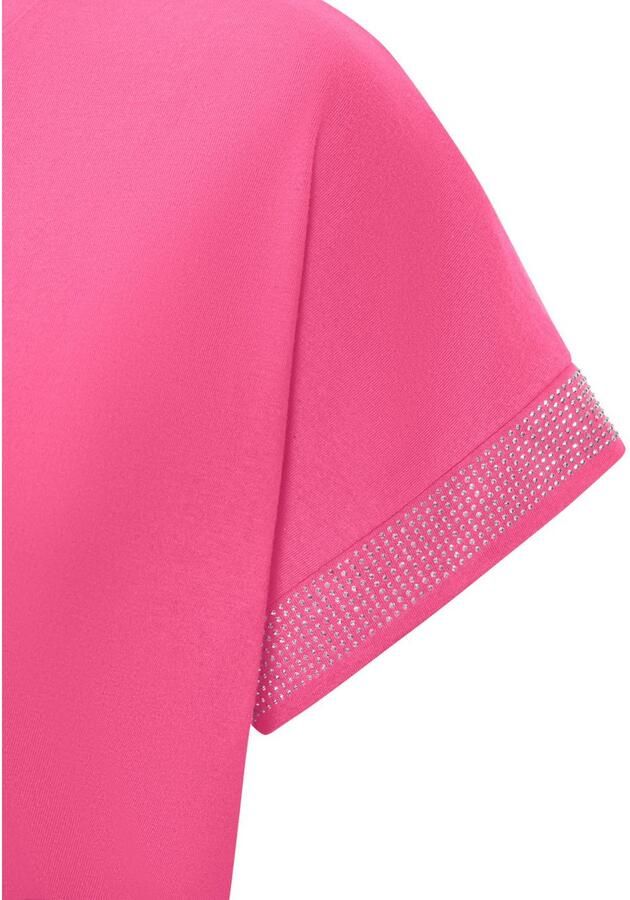 Lascana Shirt met korte mouwen Met glinsterend strass-ontwerp op de arm - Foto 3