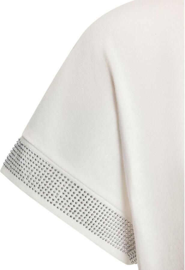 Lascana Shirt met korte mouwen Met glinsterend strass-ontwerp op de arm - Foto 4