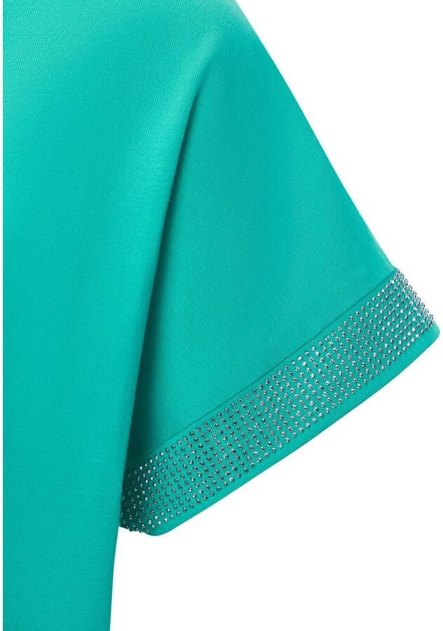 Lascana Shirt met korte mouwen Met glinsterend strass-ontwerp op de arm - Foto 3