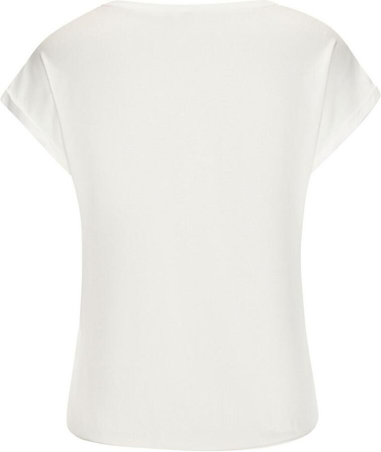 Lascana Shirt met korte mouwen Met glinsterende bloe print van elastische viscosekwaliteit - Foto 2