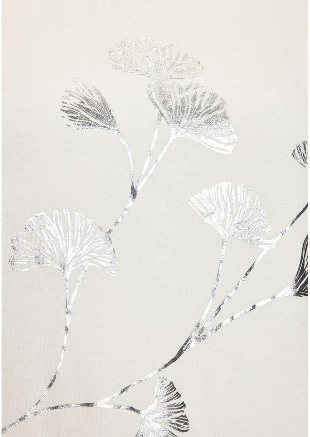 Lascana Shirt met korte mouwen Met glinsterende bloe print van elastische viscosekwaliteit - Foto 4