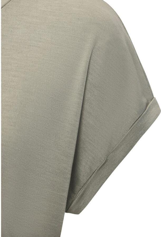 Lascana Shirt met korte mouwen Met glinsterende bloe print van elastische viscosekwaliteit - Foto 4