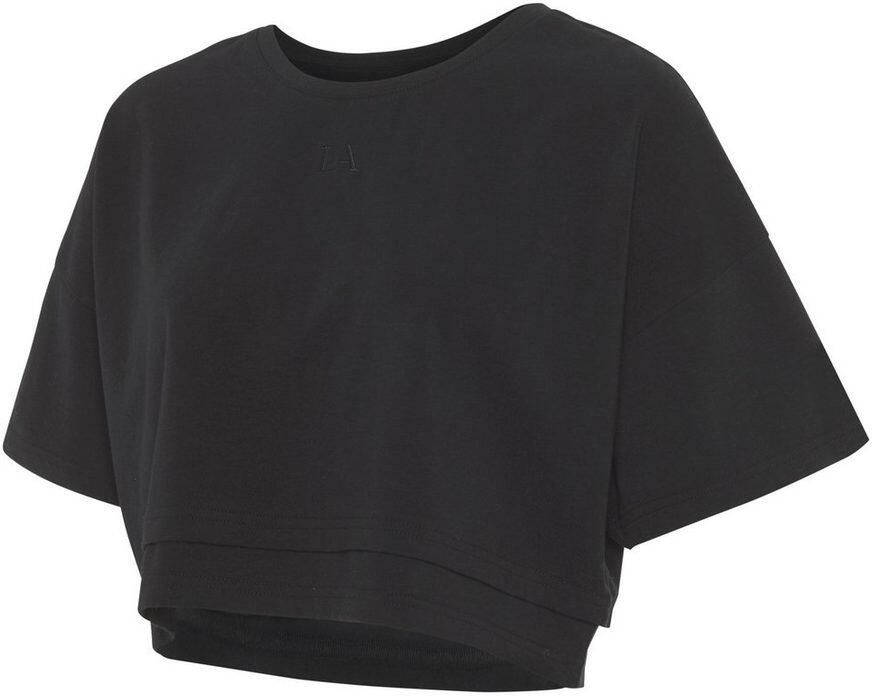 Lascana Shirt met korte mouwen met kastige snit en lagen-look