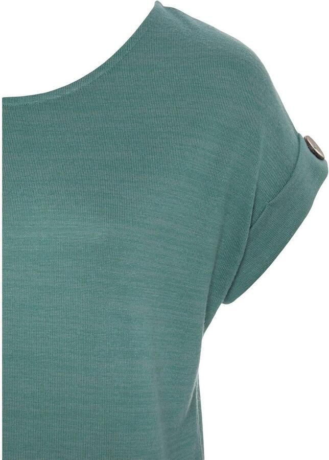 Lascana Shirt met korte mouwen Met knoopdetail aan de mouwafsluiting (set 1-delig) - Foto 2