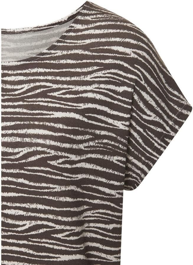 Lascana Shirt met korte mouwen Met modieus zebra-patroon - Foto 2