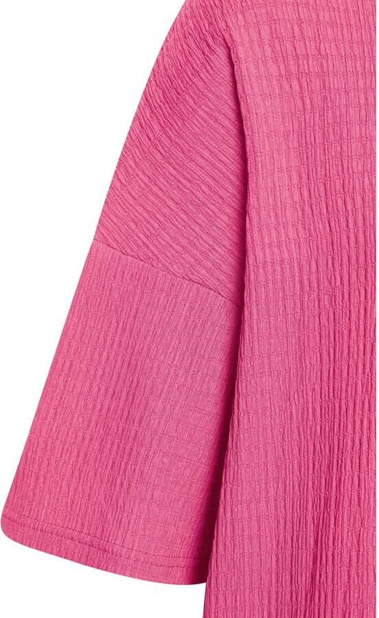 Lascana Shirt met korte mouwen Met opstaande kraag van kreukvrije crêpe-kwaliteit - Foto 4