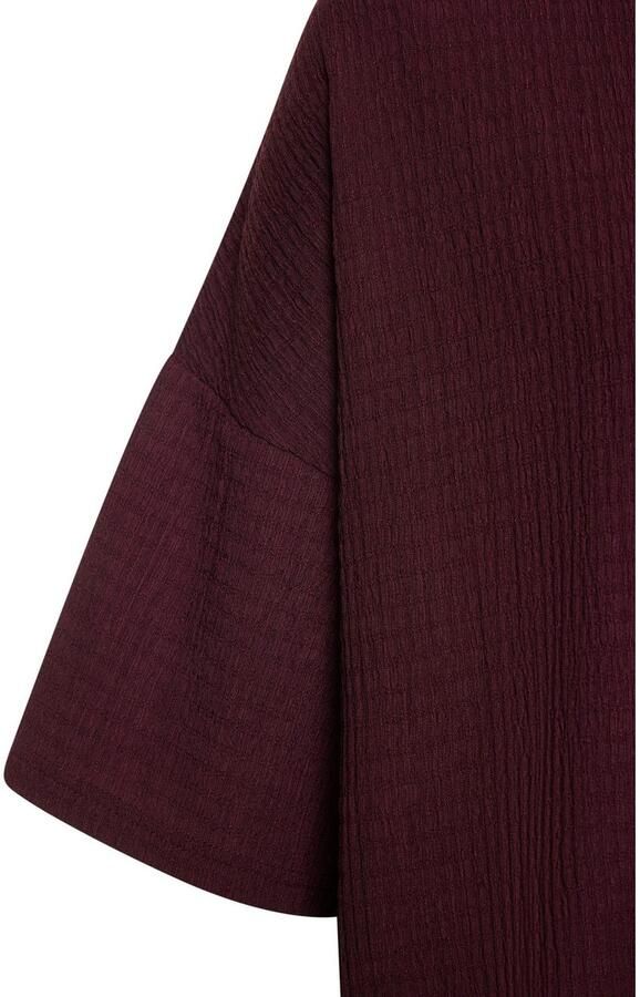 Lascana Shirt met korte mouwen Met opstaande kraag van kreukvrije crêpe-kwaliteit - Foto 3