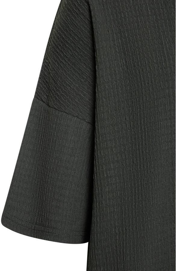 Lascana Shirt met korte mouwen Met opstaande kraag van kreukvrije crêpe-kwaliteit - Foto 4