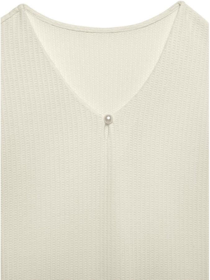 Lascana Shirt met korte mouwen Met sierkraaltje van zachte piquékwaliteit