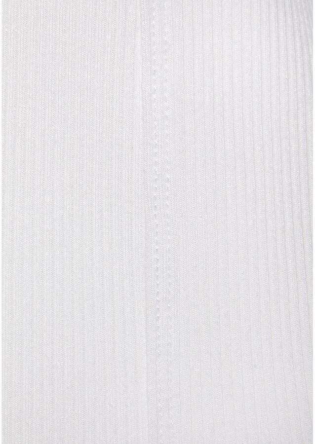 Lascana Shirt met korte mouwen van geribbelde stof t-shirt met lichte pofmouwen casual-modieus - Foto 5