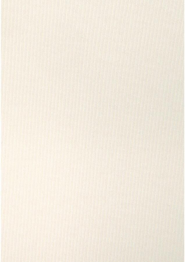 Lascana Shirt met lange mouwen Met fijne kant bij de hals van zachte viscose-ribkwaliteit (1-delig) - Foto 4