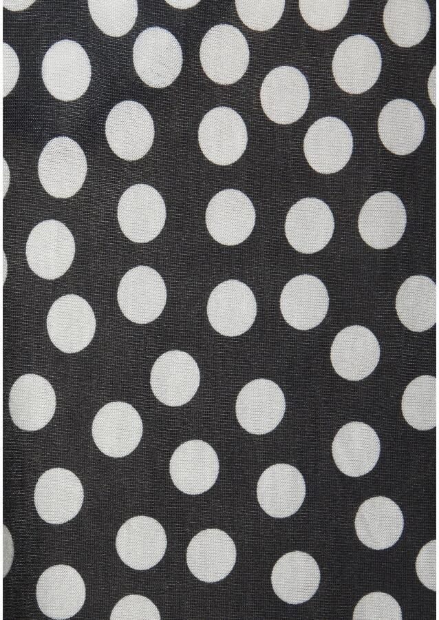 Lascana Shirt met lange mouwen met kleine uitsnijding jersey-shirt stippen-print - Foto 3