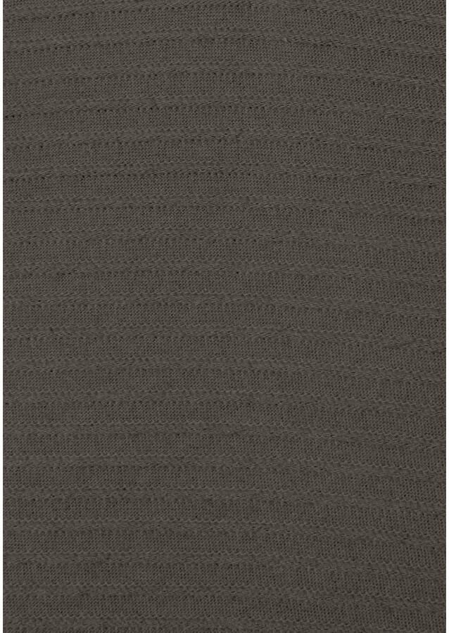 Lascana Shirt met lange mouwen Met streepstructuur in een zachte katoenkwaliteit (1-delig) - Foto 3