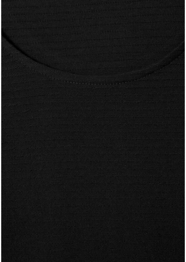 Lascana Shirt met lange mouwen Met streepstructuur in een zachte katoenkwaliteit (2-delig Set van 2) - Foto 4