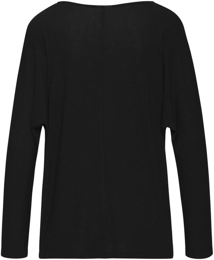 Lascana Shirt met lange mouwen Met vlindermouwen van zacht viscose-fijntricot