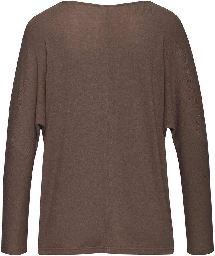 Lascana Shirt met lange mouwen Met vlindermouwen van zacht viscose-fijntricot