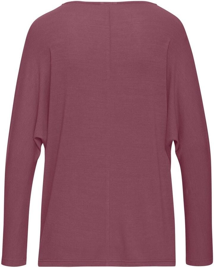 Lascana Shirt met lange mouwen Met vlindermouwen van zacht viscose-fijntricot