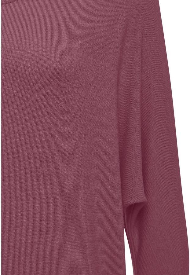 Lascana Shirt met lange mouwen Met vlindermouwen van zacht viscose-fijntricot - Foto 3