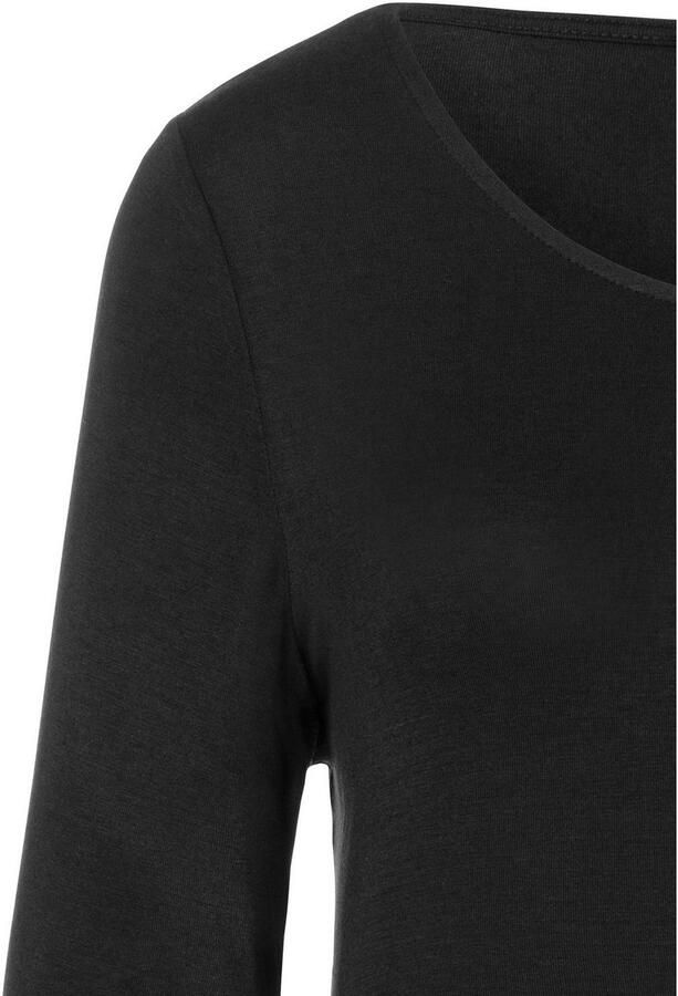 Lascana Shirt met lange mouwen Met wijde mouwen van zachte viscose-stretch - Foto 3