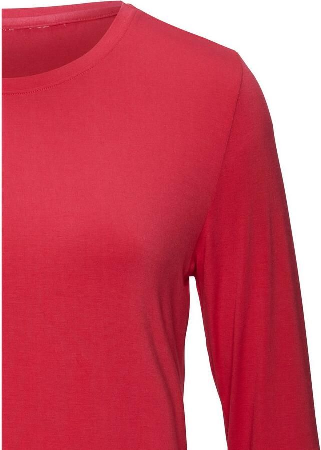 Lascana Shirt met lange mouwen Van zachte viscose-stretch van zachte viscosekwaliteit - Foto 3