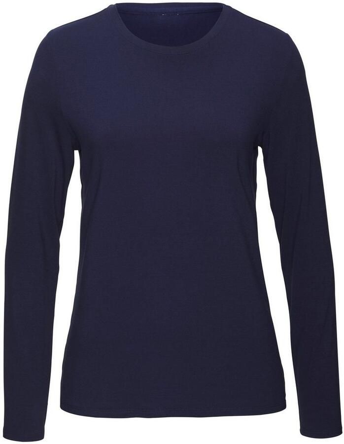 Lascana Shirt met lange mouwen Van zachte viscose-stretch van zachte viscosekwaliteit