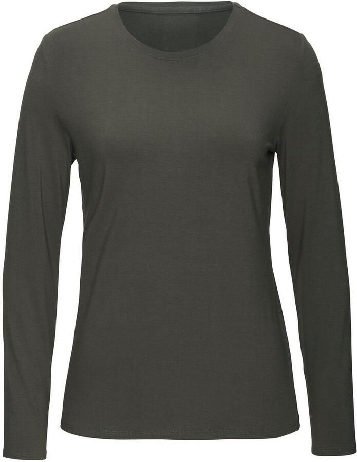 Lascana Shirt met lange mouwen Van zachte viscose-stretch van zachte viscosekwaliteit (Set van 2) - Foto 2