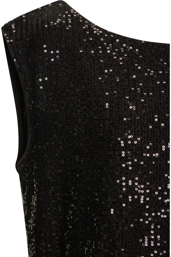 Lascana Shirt met pailletten met brede bandjes partytop feestelijk - Foto 3