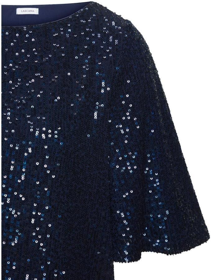Lascana Shirt met pailletten met wijde mouwen feestelijk glittershirt partyshirt - Foto 2