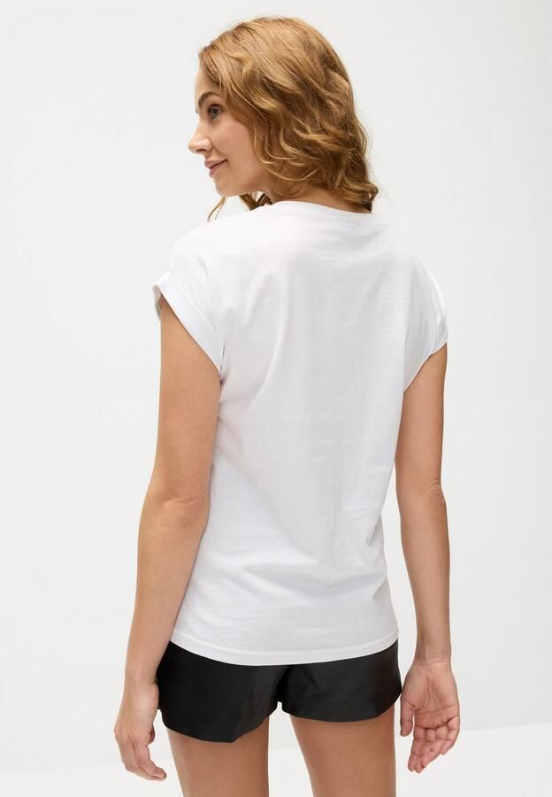 Lascana Shirt met print van katoen dames t-shirt basic - Foto 3
