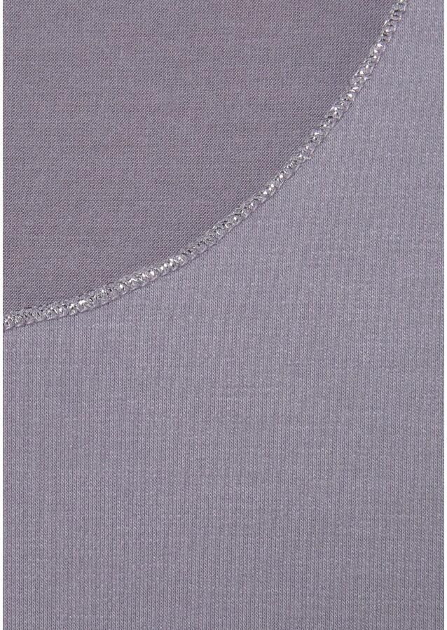 Lascana Shirt met ronde hals Met elegante glinsterafwerkingen in een gemakkelijk te onderhouden kwaliteit (1-delig) - Foto 3