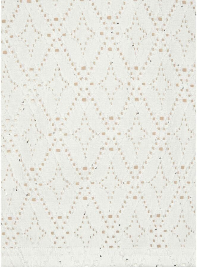 Lascana Shirt met ronde hals Met fonkelende pailletten van hoogwaardige ajour kwaliteit - Foto 2