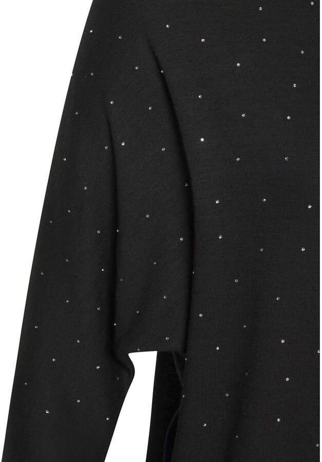 Lascana Shirt met ronde hals Met fonkelende strassteentjes - Foto 3