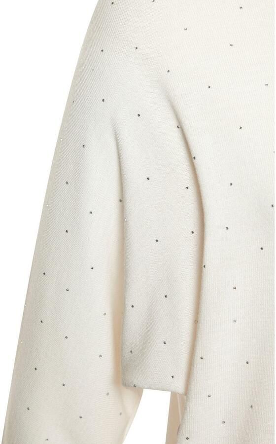 Lascana Shirt met ronde hals Met fonkelende strassteentjes - Foto 4