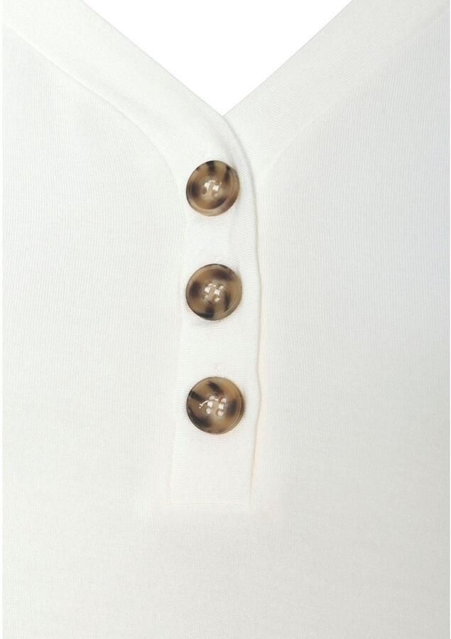 Lascana Shirt Met sierknoppen in hoornlook (2-delig Set van 2) - Foto 4
