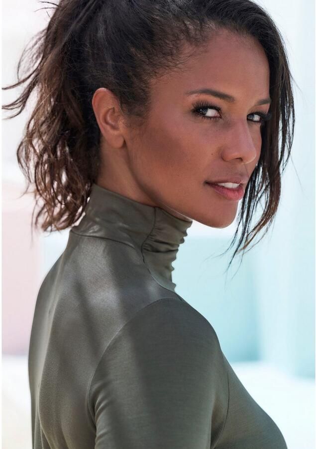 Lascana Shirt met staande kraag Van zachte viscose-stretch van zachte viscosekwaliteit - Foto 2