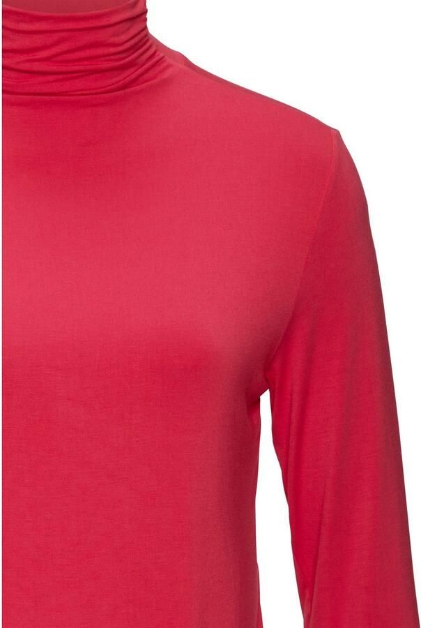 Lascana Shirt met staande kraag Van zachte viscose-stretch van zachte viscosekwaliteit - Foto 4