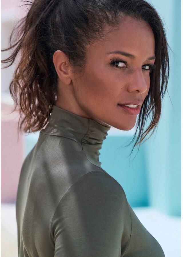 Lascana Shirt met staande kraag Van zachte viscose-stretch van zachte viscosekwaliteit (Set van 2) - Foto 3