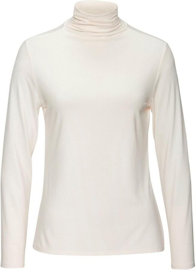 Lascana Shirt met staande kraag Van zachte viscose-stretch van zachte viscosekwaliteit (Set van 2)