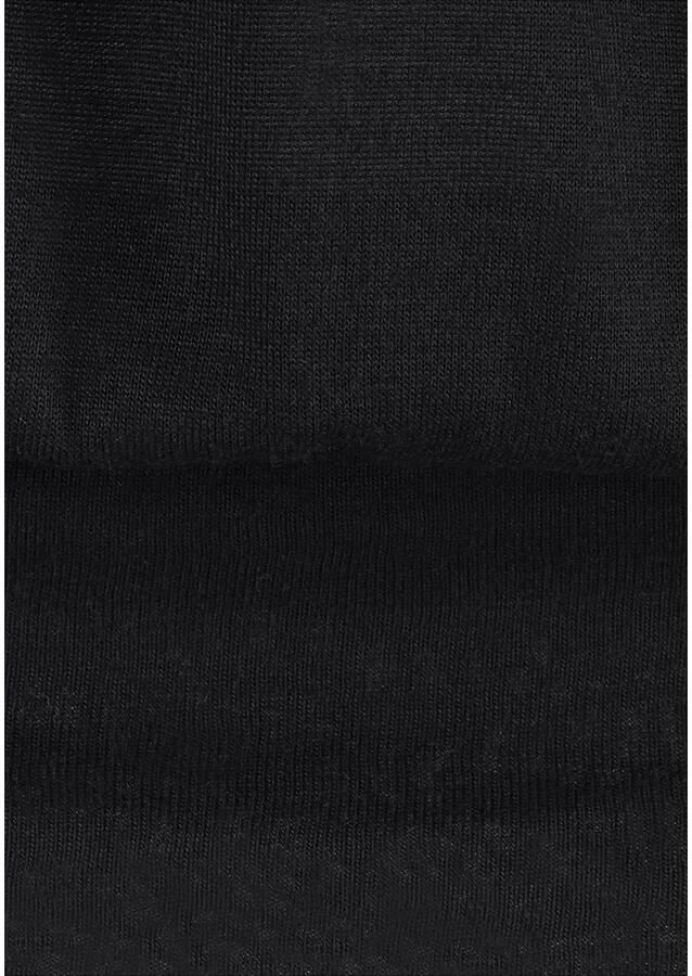 Lascana Shirt met V-hals met brede elastische tailleband t-shirt met v-hals basic - Foto 4