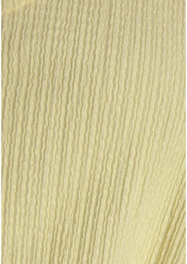 Lascana Shirt met V-hals met brede gesmokte zoom en kraag blouseshirt zomers - Foto 5