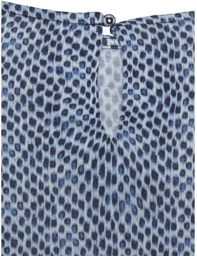 Lascana Shirttop met alloverdruk losse pasvorm modieus zonder mouwen