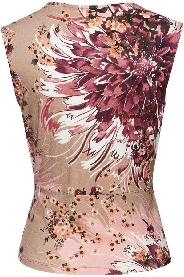 Lascana Shirttop met alloverprint vrouwelijke zomertop met v-hals - Foto 5