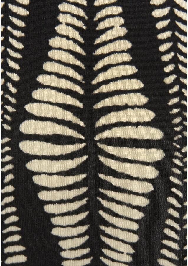 Lascana Shirttop met plooien op de schouder jerseytop met all-over print