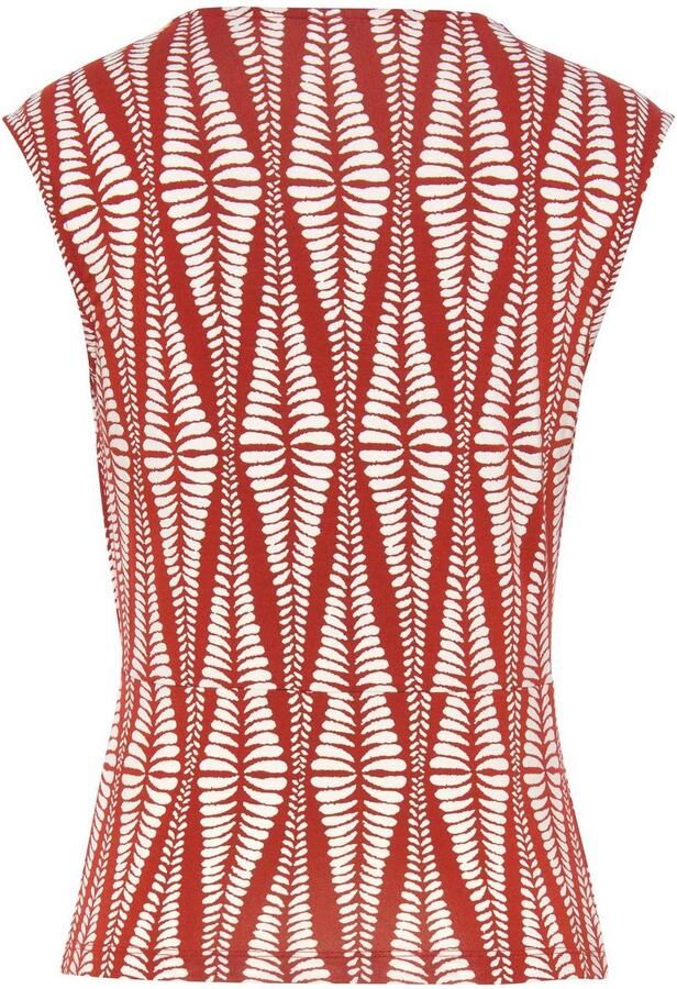 Lascana Shirttop met rimpelingen op de schouder blousetop met alloverprint - Foto 5