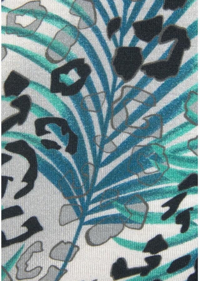 Lascana Shirttop met rimpelingen op de schouder blousetop met dierenprint - Foto 2