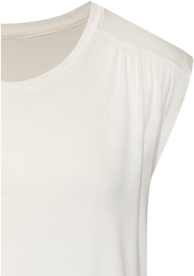Lascana Shirttop Met schouderrimpeling van zachte viscose-stretch - Foto 5