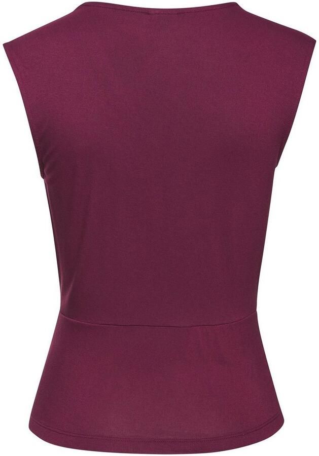 Lascana Shirttop met subtiele rimpelingen op de schouder elastische damestop - Foto 8