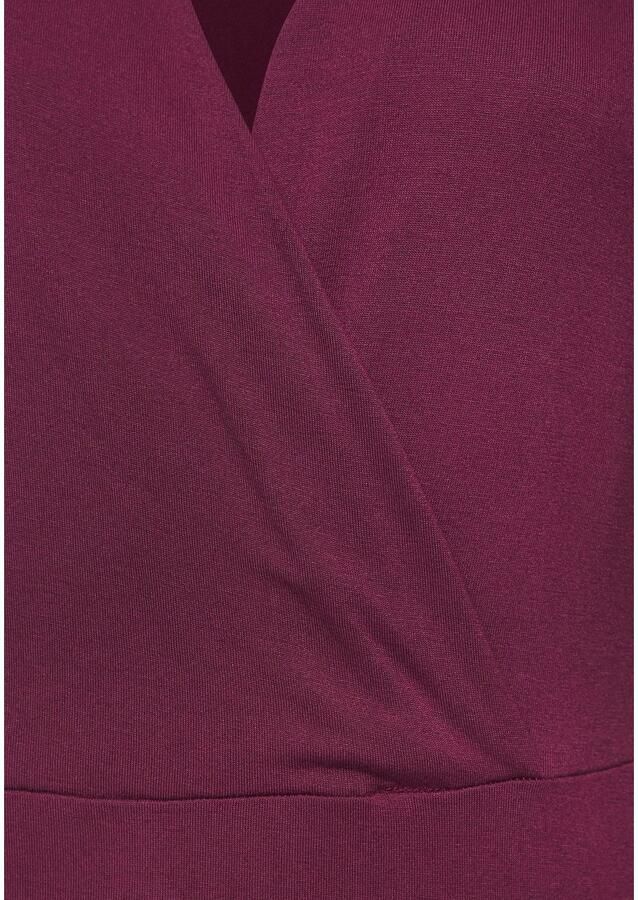 Lascana Shirttop met subtiele rimpelingen op de schouder elastische damestop - Foto 2