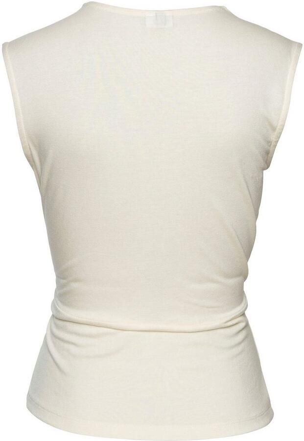 Lascana Shirttop met subtiele rimpelingen op de schouder elastische damestop - Foto 7